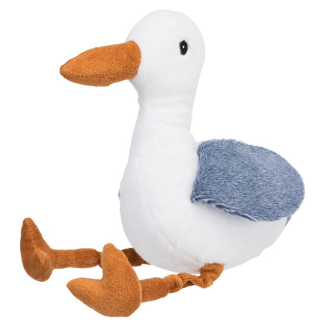 Seagull plush dog toy