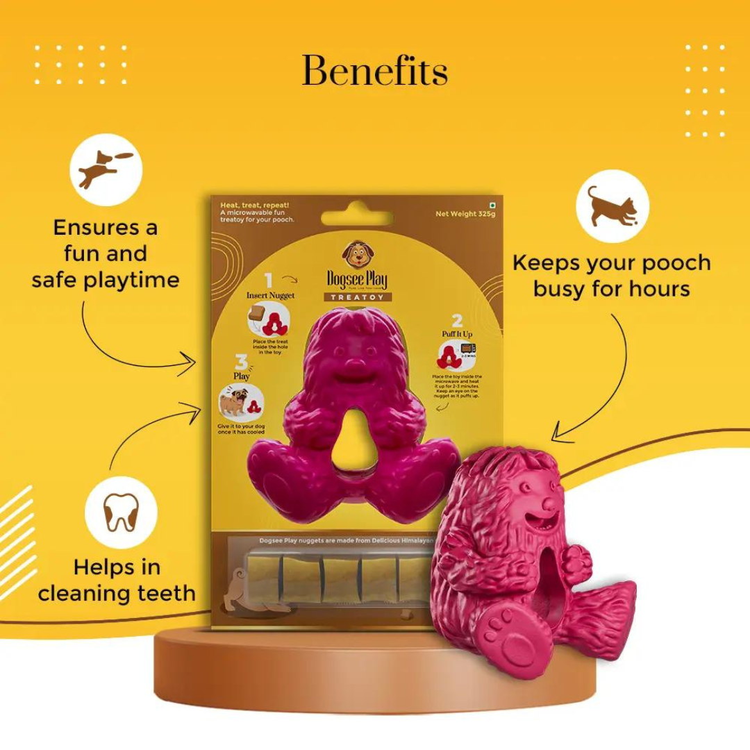 Dogsee Play Yeti Treat Toy