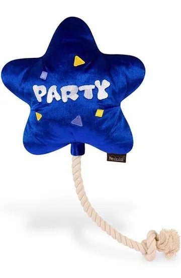 P.L.A.Y Party Time Best Day Ever Balloon Plush Dog Toy