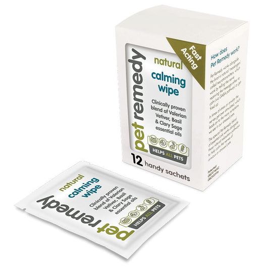 Pet Remedy Calming Wipes pack of 12