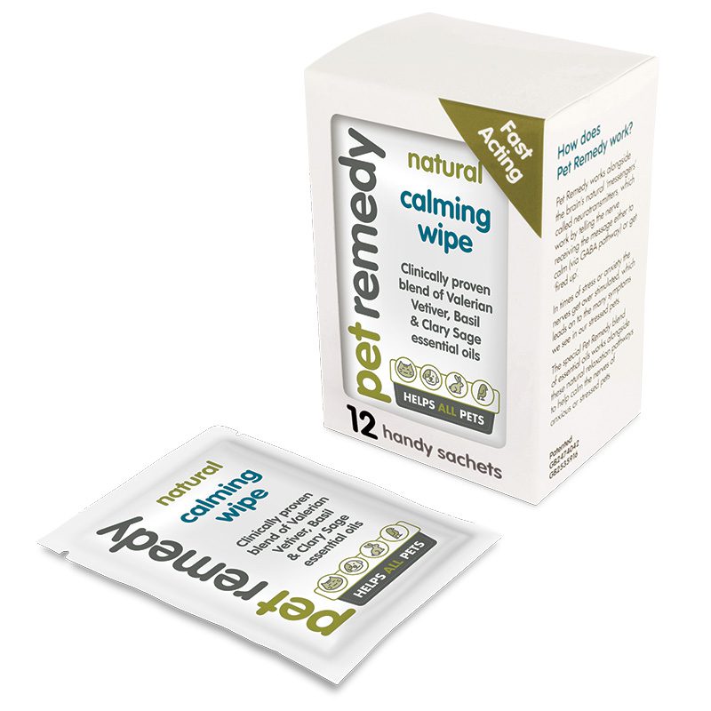 Pet Remedy Calming Wipes pack of 12
